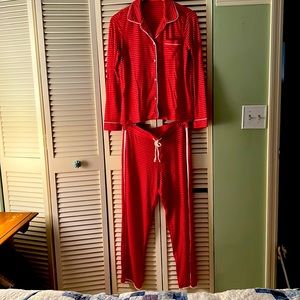 Red Pajama top and bottoms.